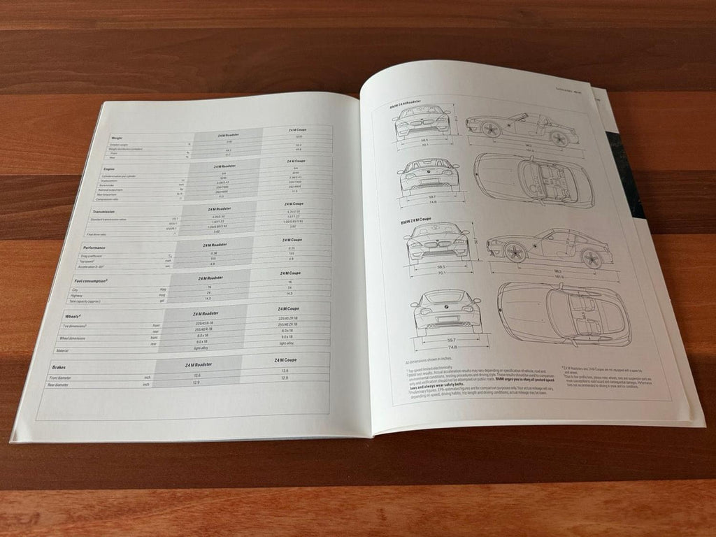 BMW-Z4 M Coupe M Roadster, 2006-Dealership-Sales-Brochure