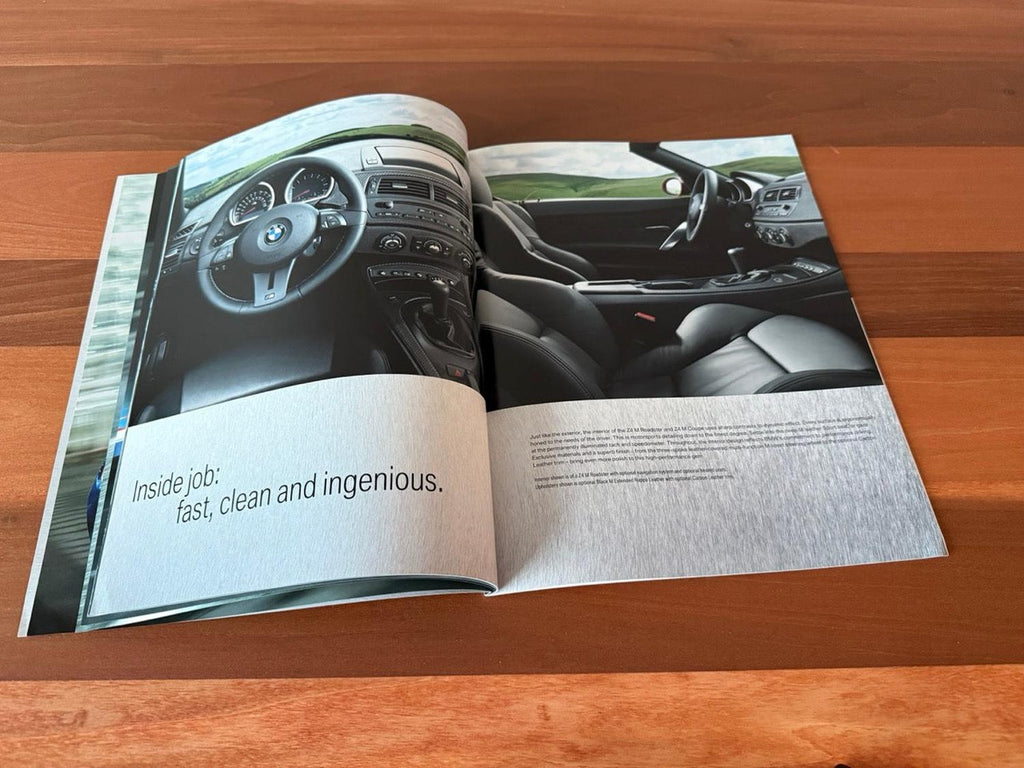 BMW-Z4 M Coupe M Roadster, 2006-Dealership-Sales-Brochure