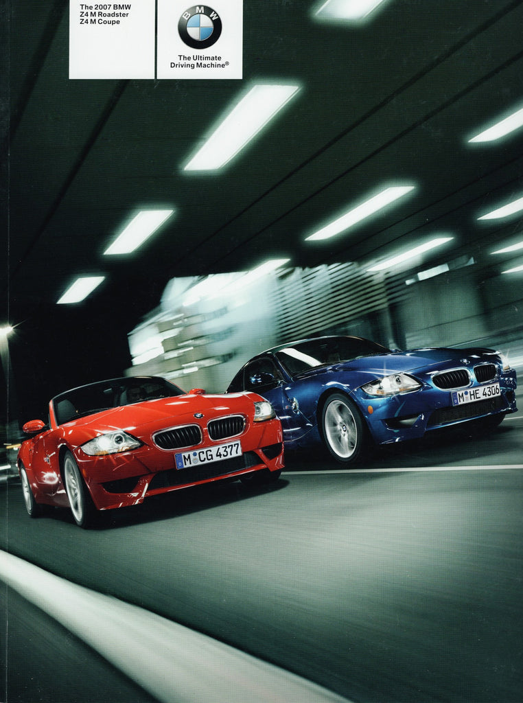 BMW-Z4 M Coupe M Roadster, 2007-Dealership-Sales-Brochure