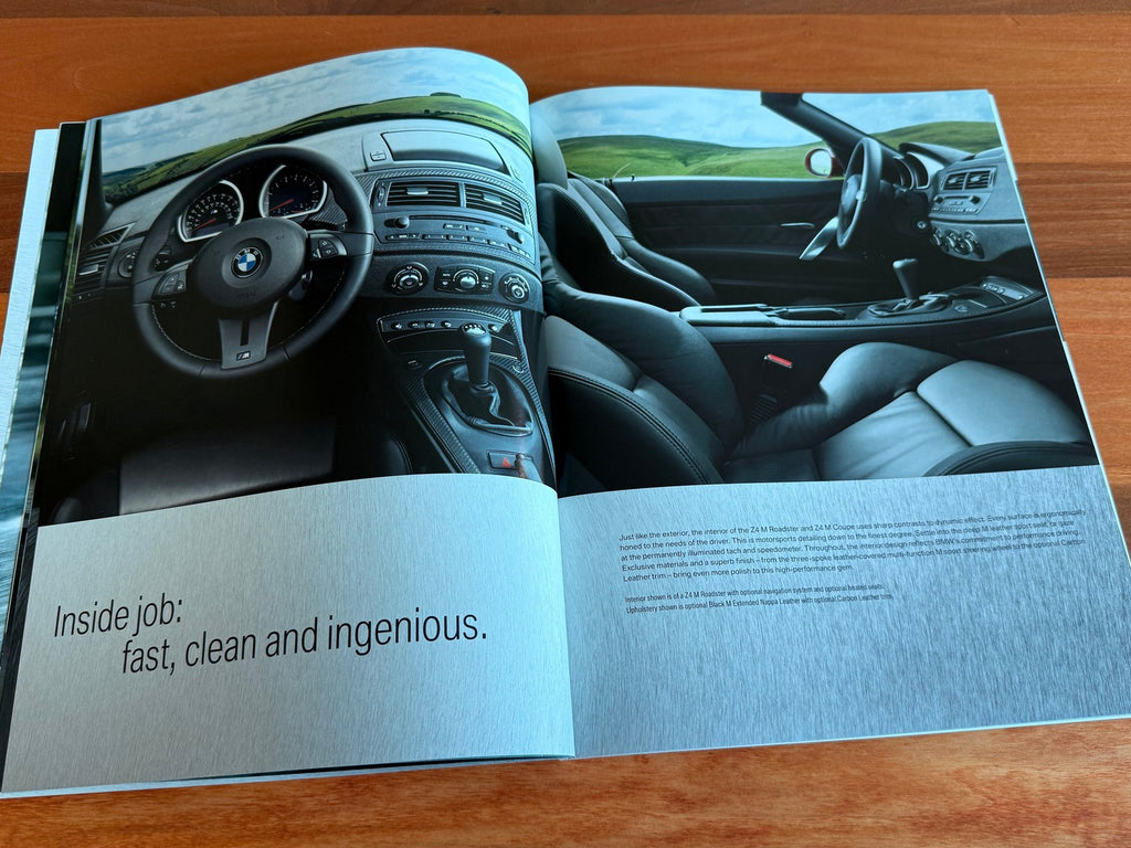 BMW-Z4 M Coupe M Roadster, 2007-Dealership-Sales-Brochure