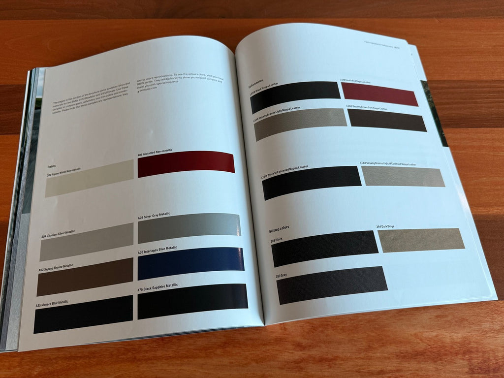 BMW-Z4 M Coupe M Roadster, 2007-Dealership-Sales-Brochure