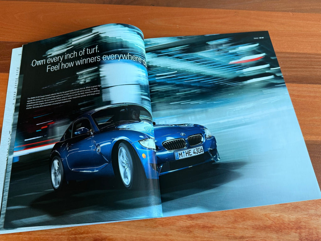 BMW-Z4 M Coupe M Roadster, 2007-Dealership-Sales-Brochure