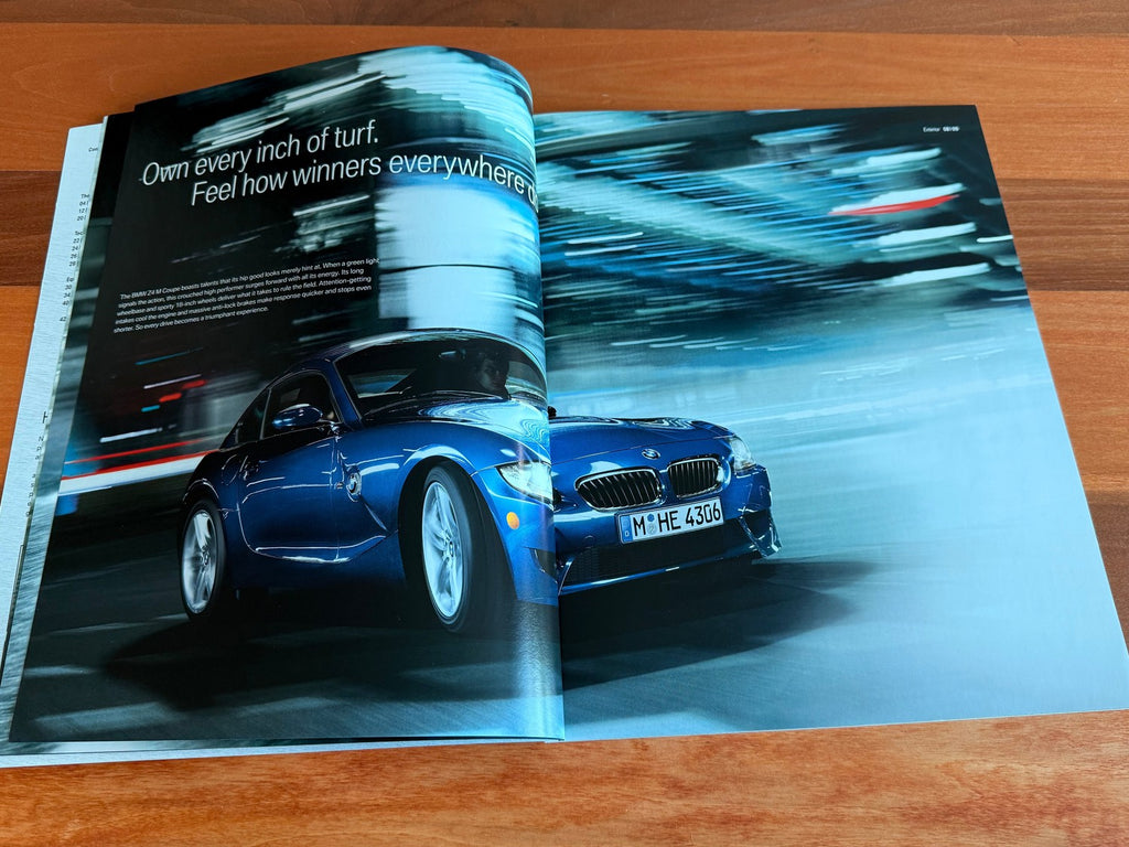 BMW-Z4 M Coupe M Roadster, 2007-Dealership-Sales-Brochure
