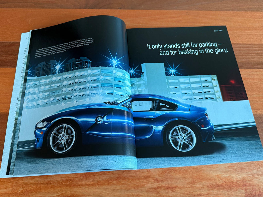 BMW-Z4 M Coupe M Roadster, 2007-Dealership-Sales-Brochure