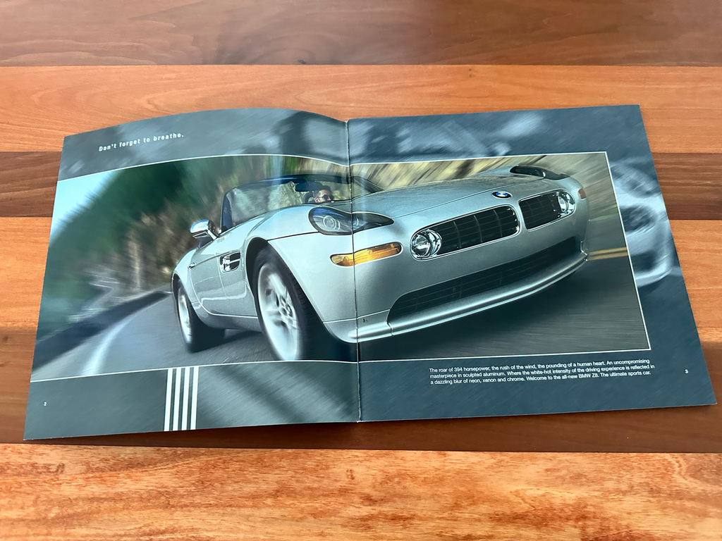 BMW-Z8 Roadster, 2000-Dealership-Sales-Brochure