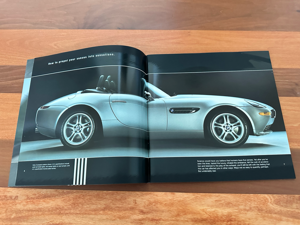 BMW-Z8 Roadster, 2000-Dealership-Sales-Brochure