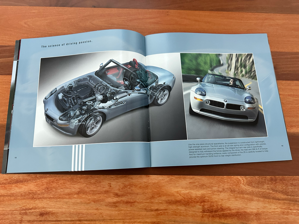 BMW-Z8 Roadster, 2000-Dealership-Sales-Brochure