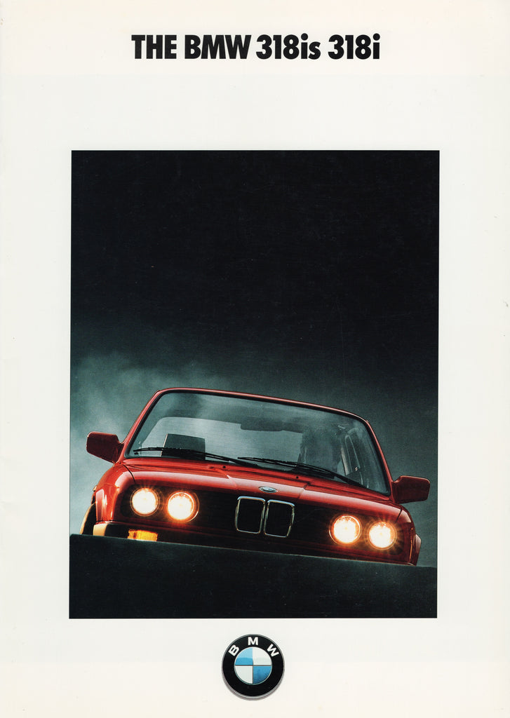 BMW-E30 318is 318i 1990-Dealership-Sales-Brochure