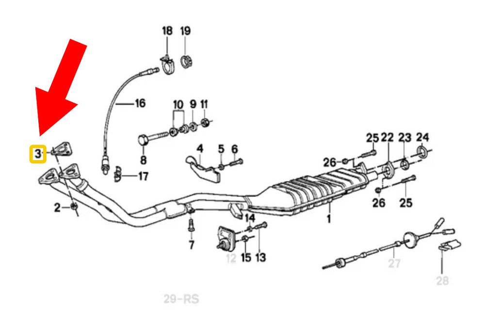 BMW Exhaust Manifold Gasket - Victor Reinz 11761711717-BIMMERtips.com