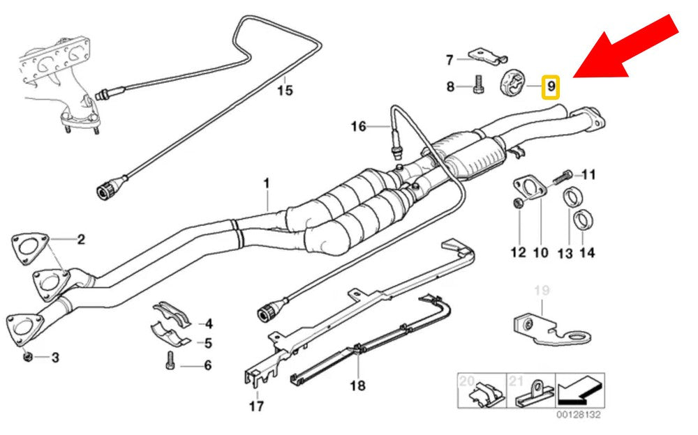 BMW Exhaust Manifold Gasket - Victor Reinz 11761711717-BIMMERtips.com