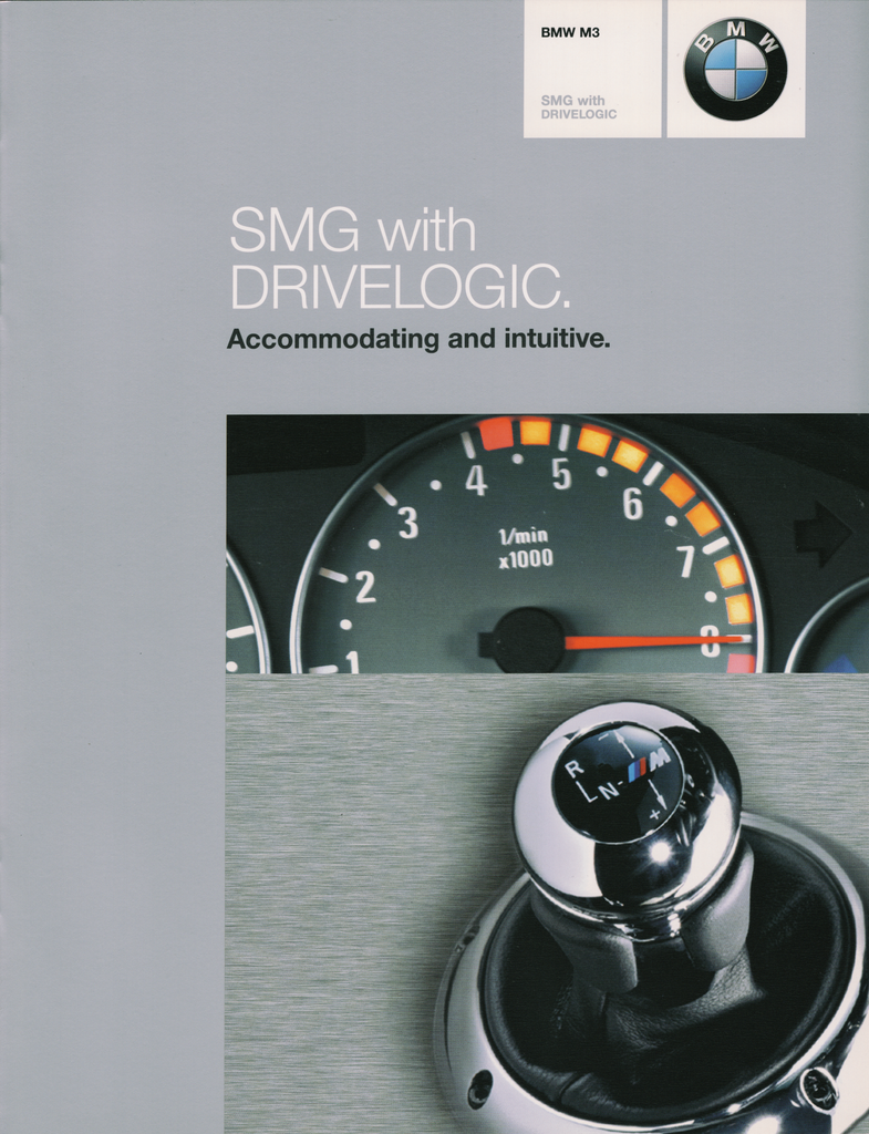 BMW-E46 M3 SMG with Drivelogic, 2003-Dealership-Sales-Brochure