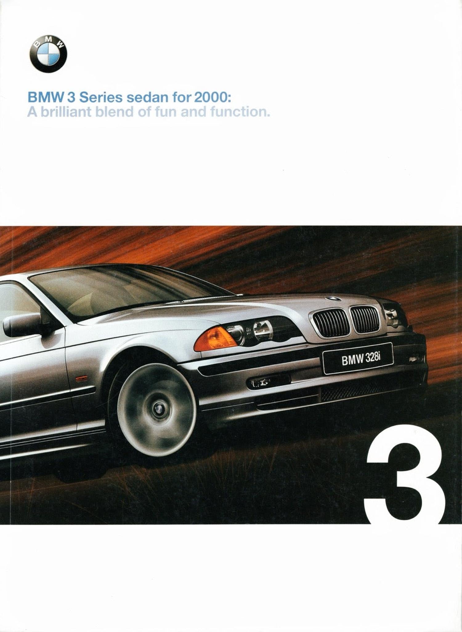 BMW-E46 Sedan, 2000-Dealership-Brochure