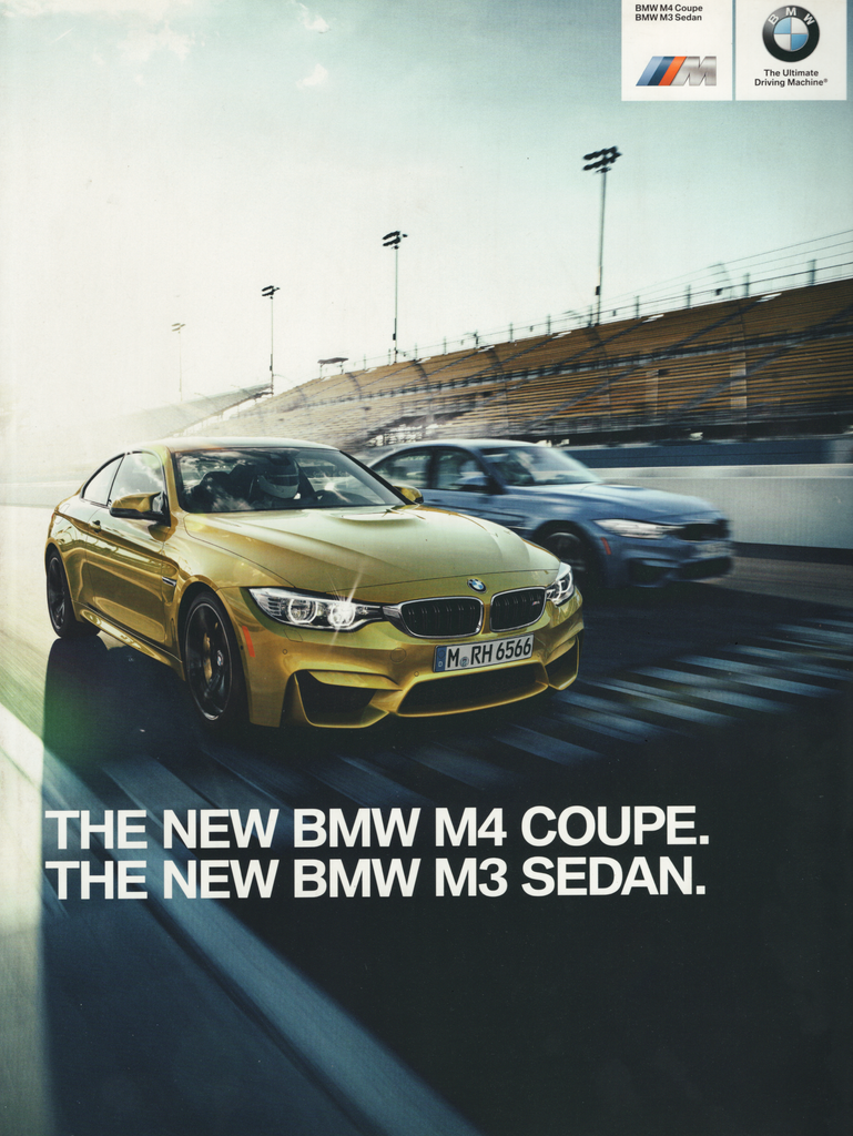 BMW-F80 M3 Sedan, F82 M4 Coupe, 2014-Dealership-Sales-Brochure