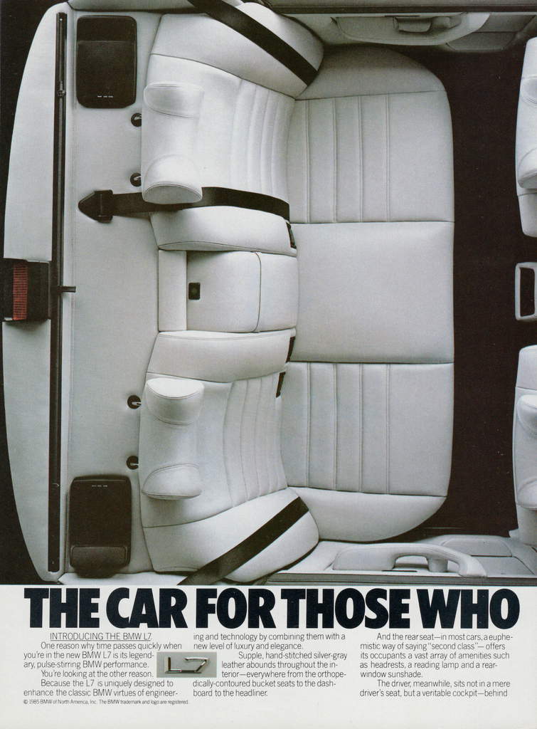 BMW-E23 L7 Refuse to travel coach-Magazine-Ad