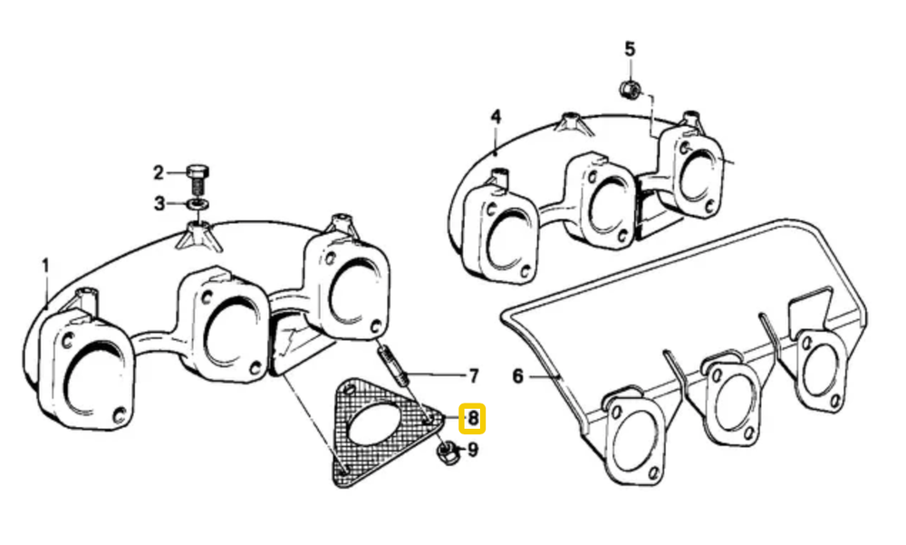 BMW Exhaust Manifold Gasket - Victor Reinz 11761711717-BIMMERtips.com