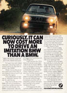 BMW-E30 325i Imitation vs Original-Magazine-Ad