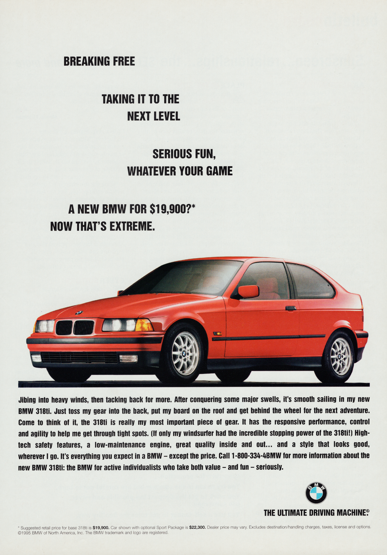 BMW-E36 Compact Serious Fun-Magazine-Ad