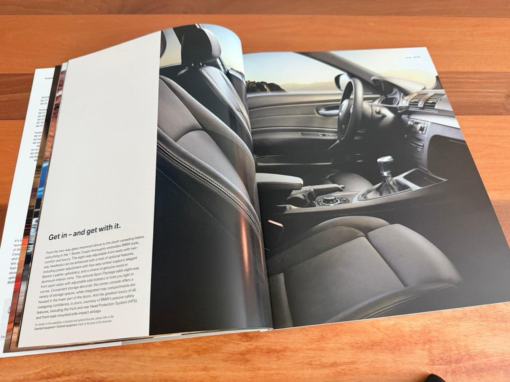 BMW-E82 Coupe, 2010-Dealership-Sales-Brochure