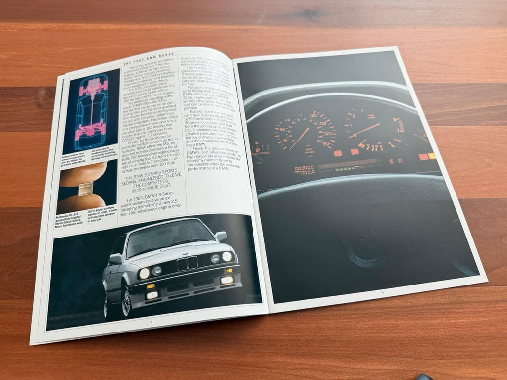 BMW-Model Range, 1987-Dealership-Sales-Brochure