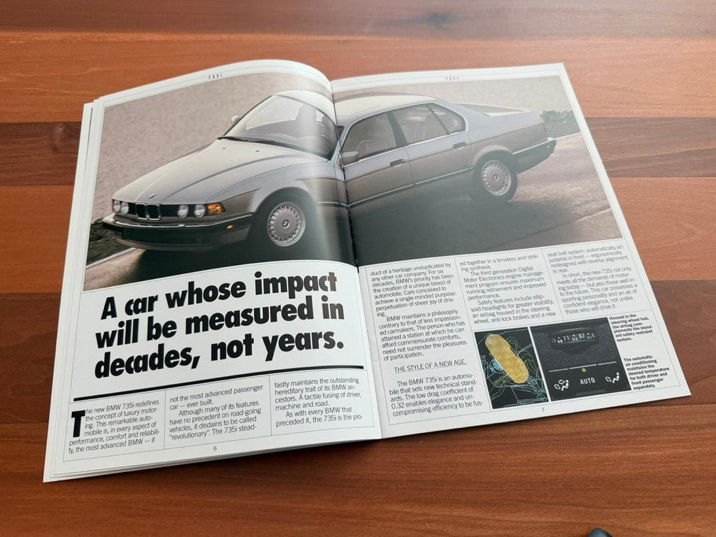 BMW-Model Range, 1987-Dealership-Sales-Brochure