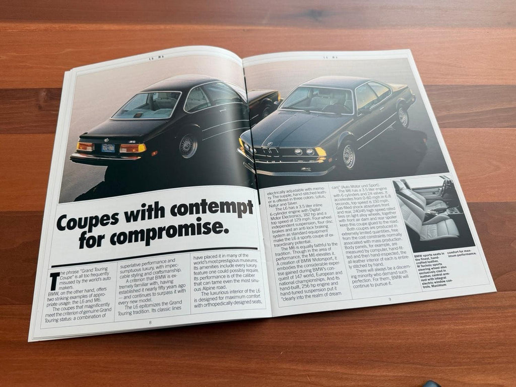 BMW-Model Range, 1987-Dealership-Sales-Brochure
