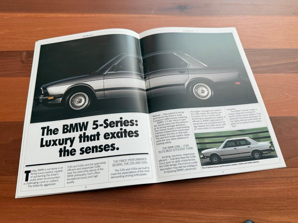 BMW-Model Range, 1987-Dealership-Sales-Brochure