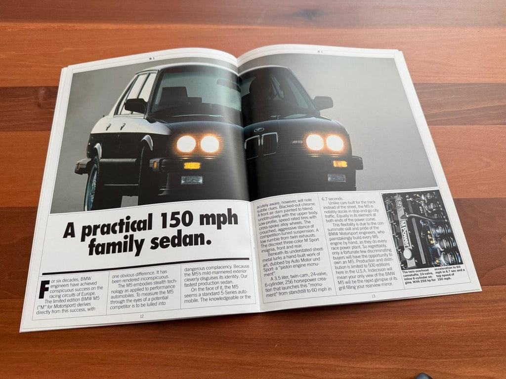 BMW-Model Range, 1987-Dealership-Sales-Brochure