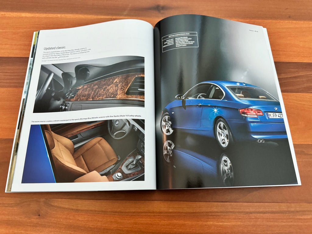 BMW-E92 Coupe, 2008-Dealership-Sales-Brochure