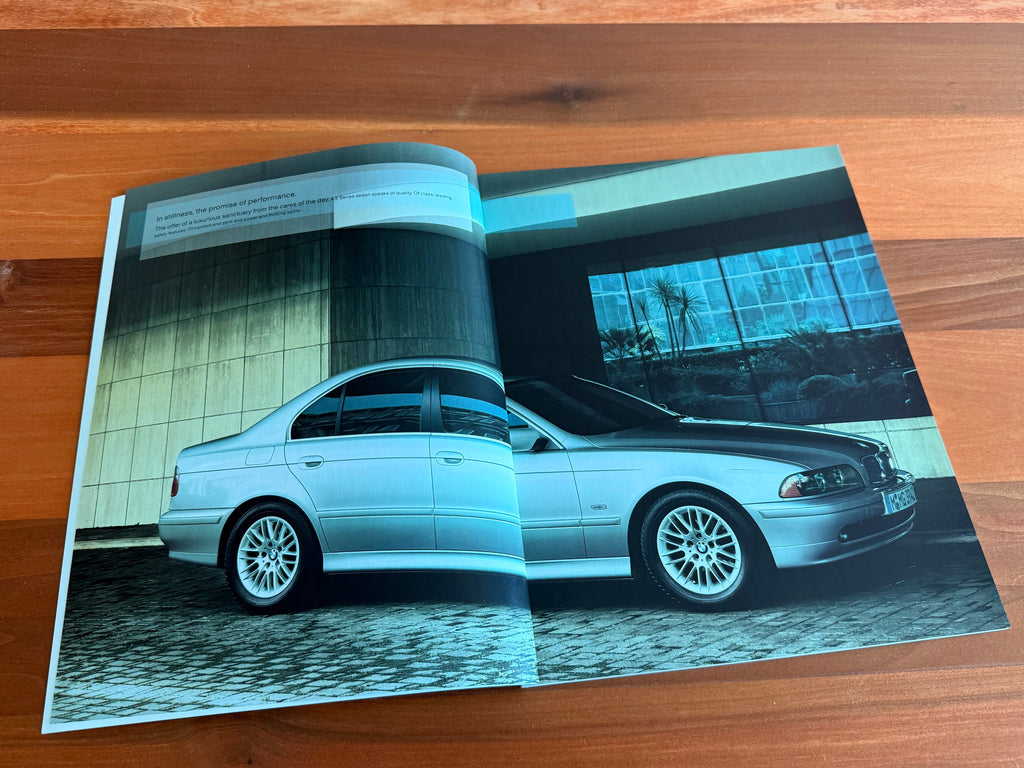 BMW-E39 Sedan, 2002-Dealership-Sales-Brochure