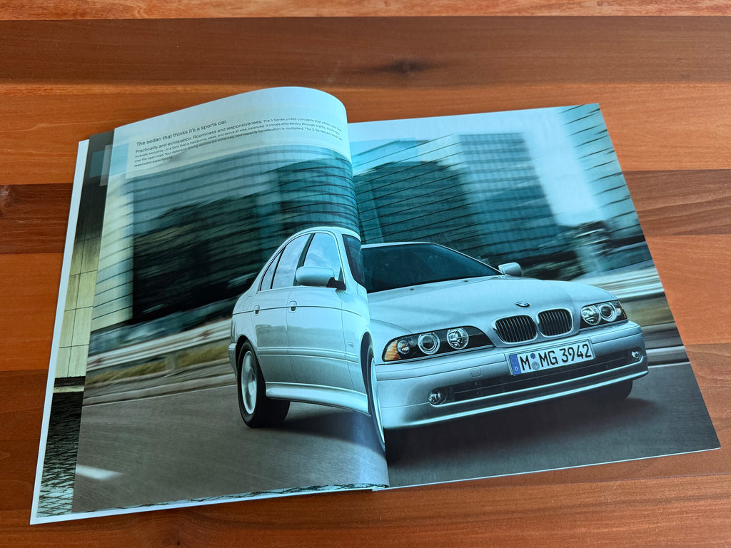 BMW-E39 Sedan, 2002-Dealership-Sales-Brochure