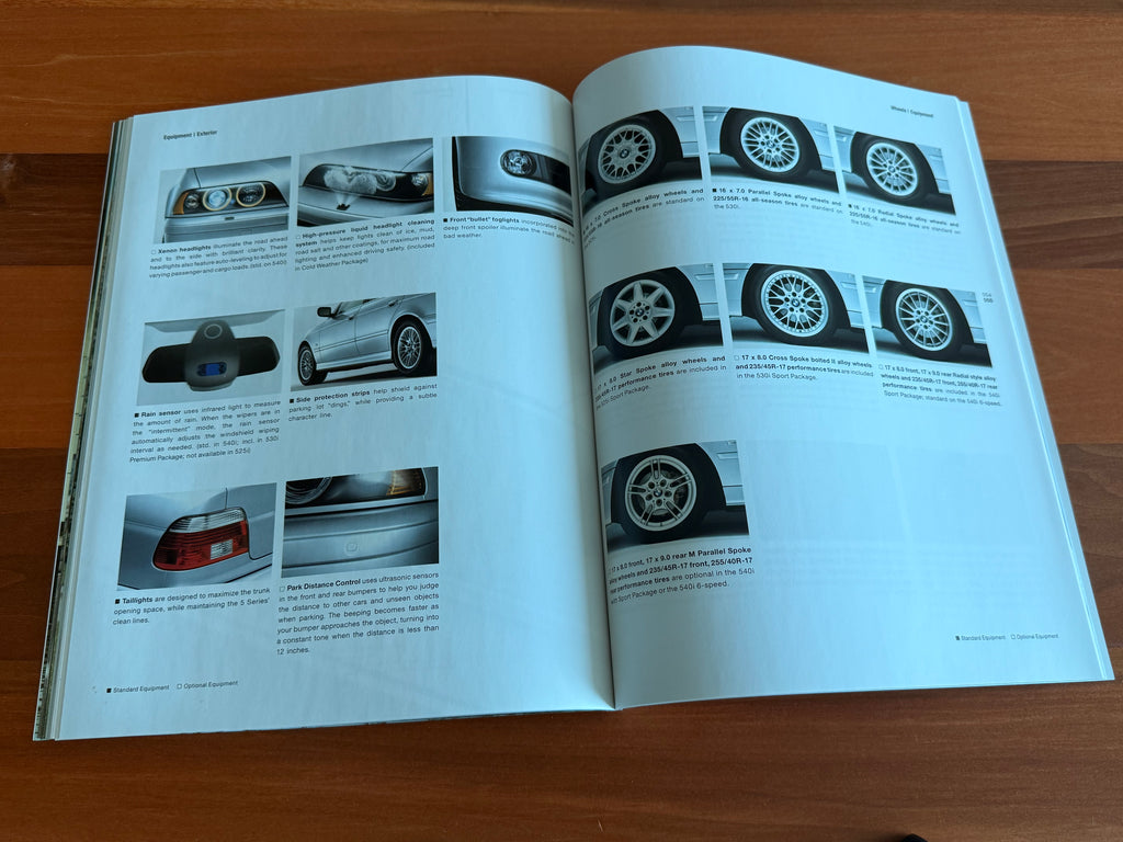 BMW-E39 Sedan, 2002-Dealership-Sales-Brochure