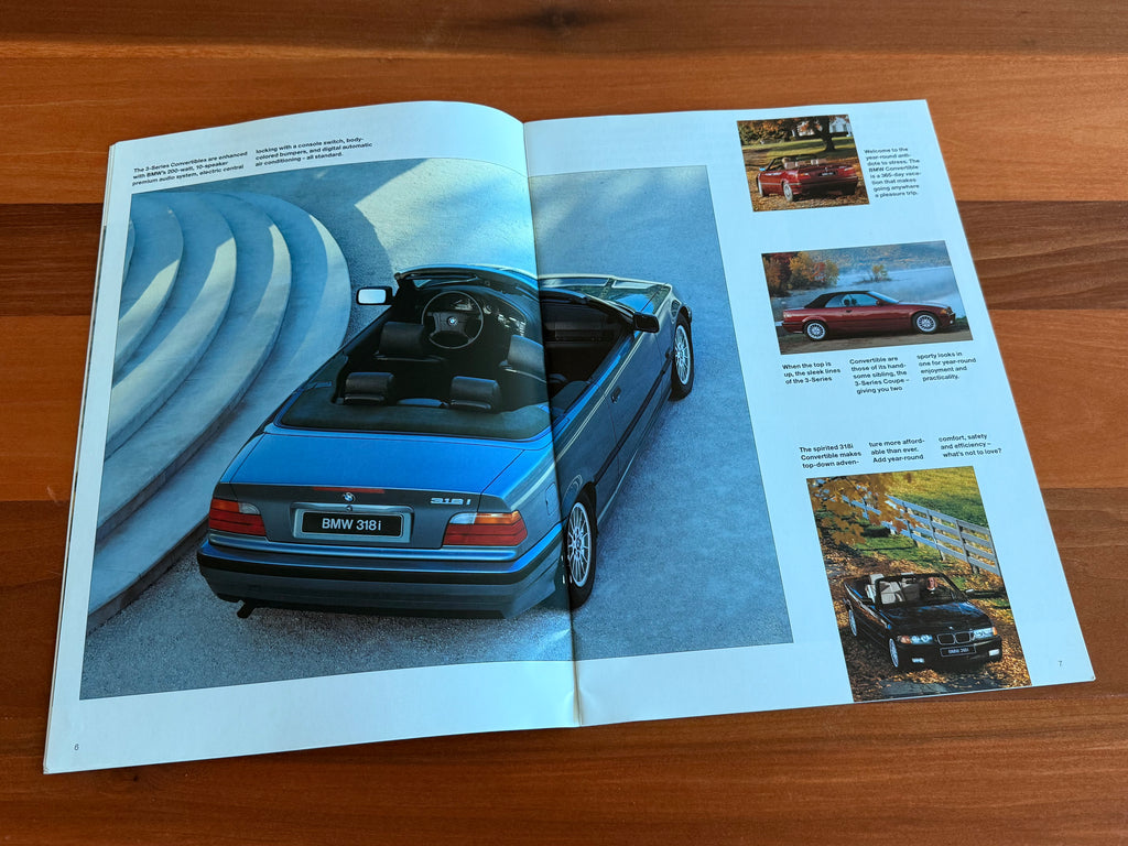 BMW-E36 Convertible, 1995-Dealership-Sales-Brochure