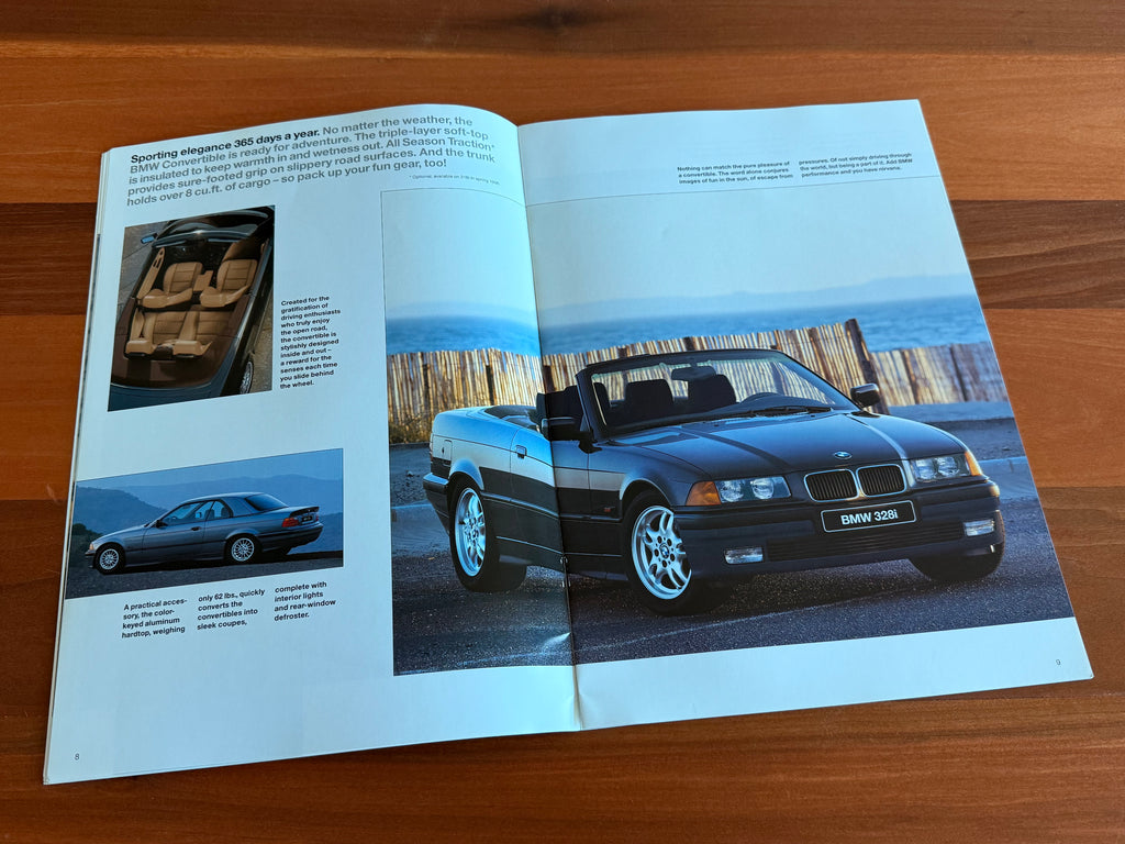 BMW-E36 Convertible, 1995-Dealership-Sales-Brochure