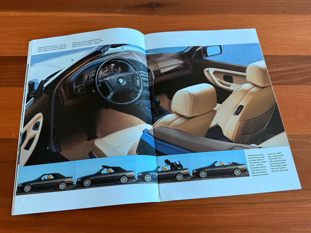 BMW-E36 Convertible, 1995-Dealership-Sales-Brochure