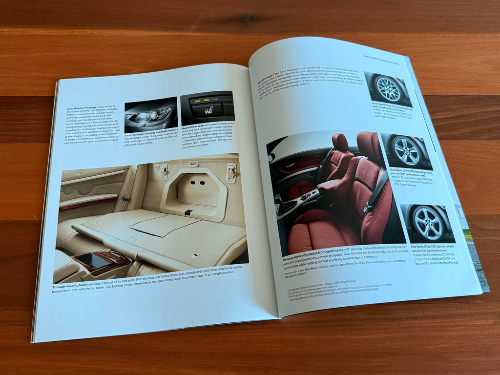 BMW-E36 Convertible, 1995-Dealership-Sales-Brochure