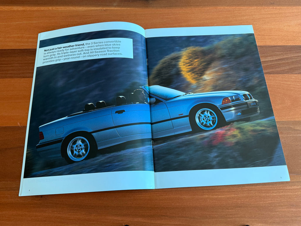 BMW-E36 Convertible, 1996-Dealership-Sales-Brochure