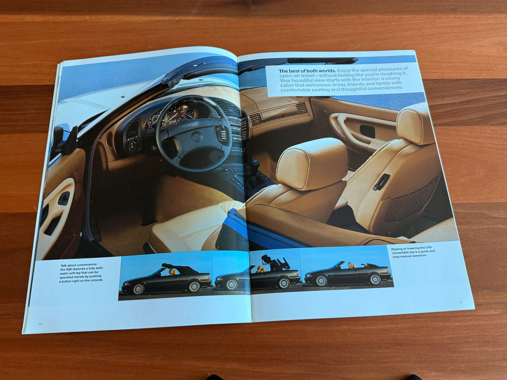 BMW-E36 Convertible, 1996-Dealership-Sales-Brochure