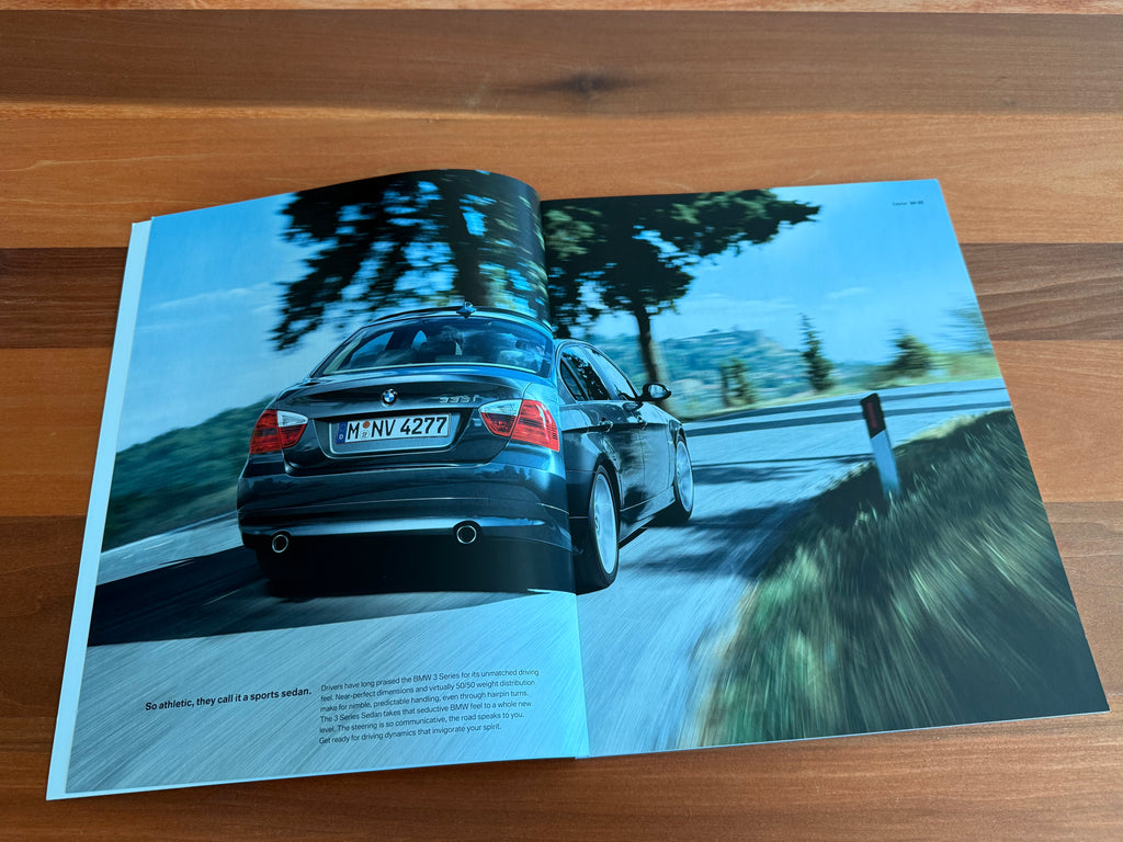 BMW-E90 Sedan, 2007-Dealership-Sales-Brochure