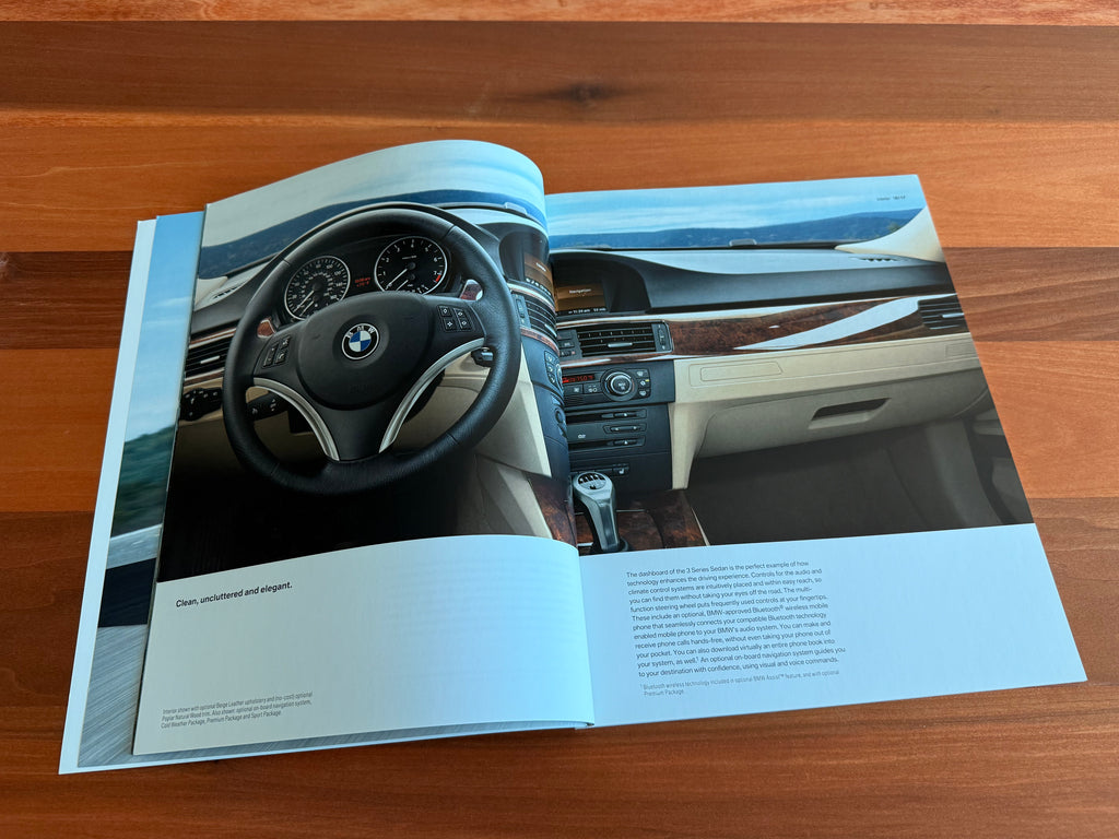 BMW-E90 Sedan, 2007-Dealership-Sales-Brochure