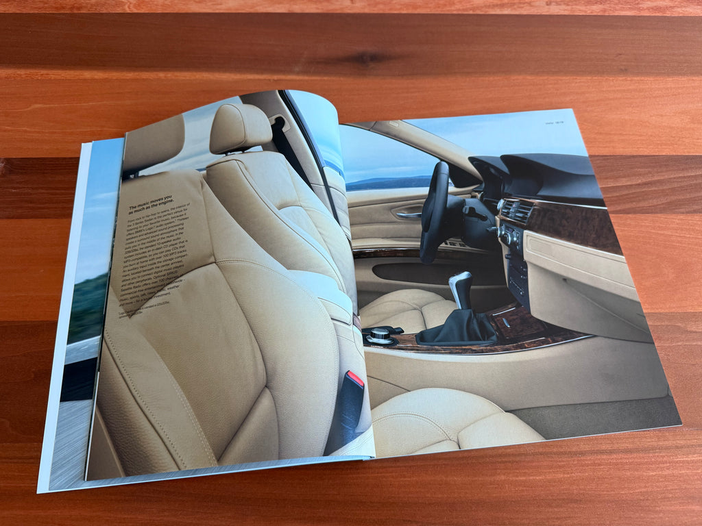 BMW-E90 Sedan, 2007-Dealership-Sales-Brochure