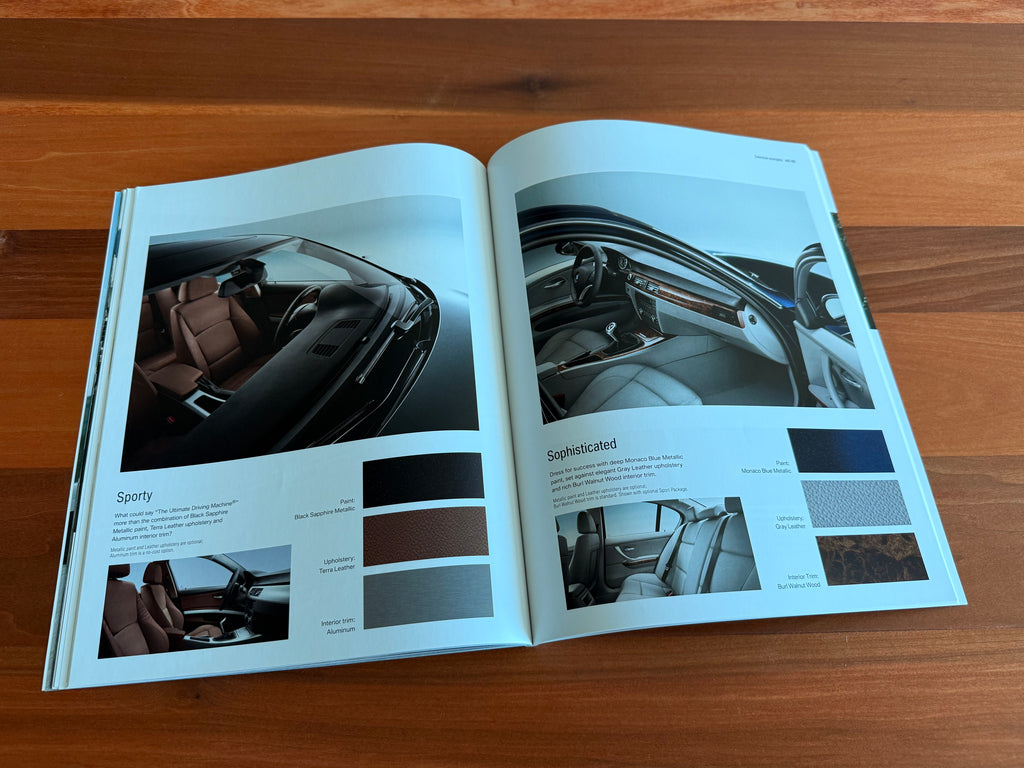 BMW-E90 Sedan, 2007-Dealership-Sales-Brochure