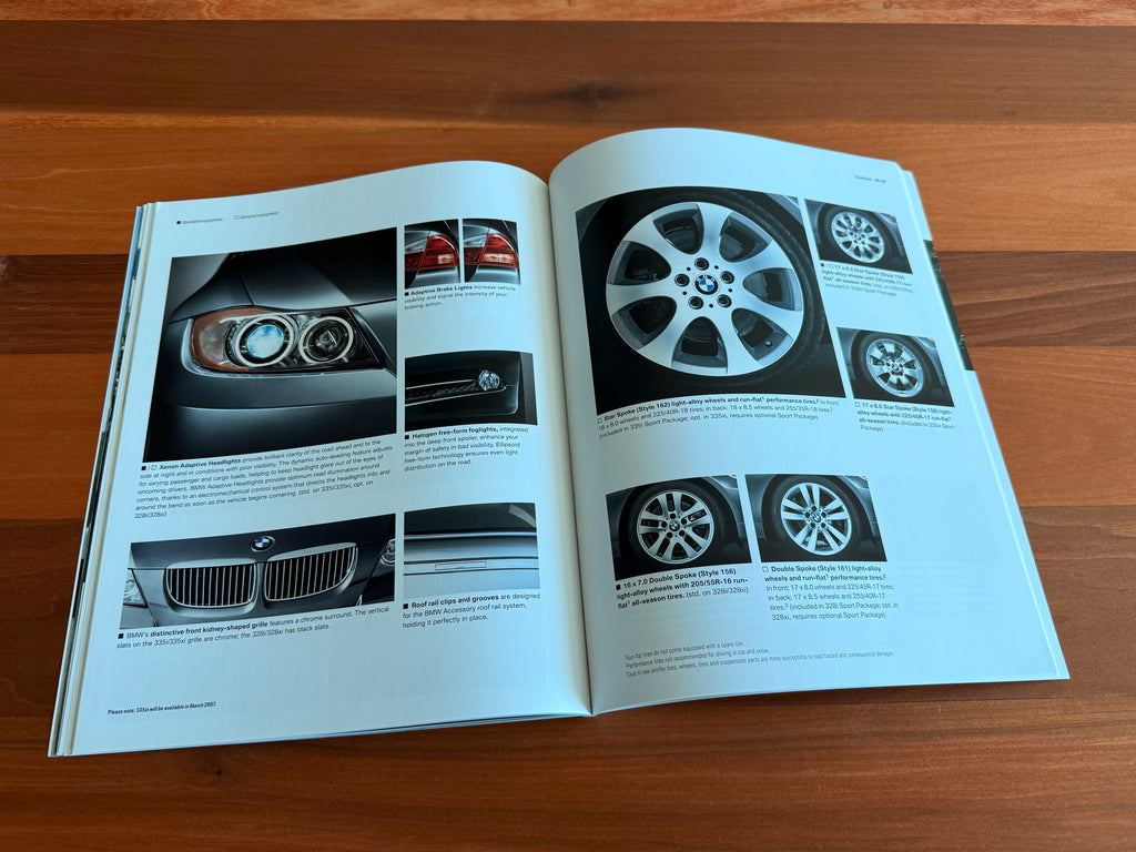 BMW-E90 Sedan, 2007-Dealership-Sales-Brochure