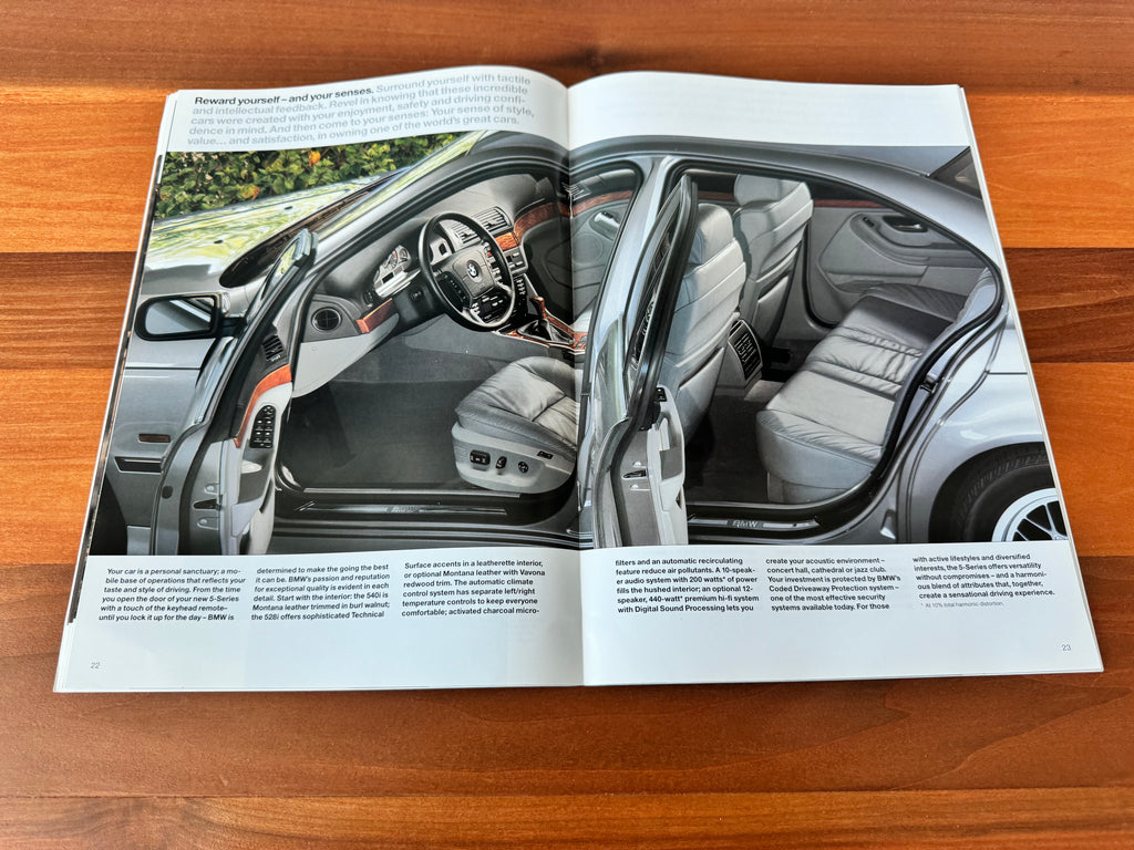 BMW-E39 Sedan, 1997 a-Dealership-Sales-Brochure