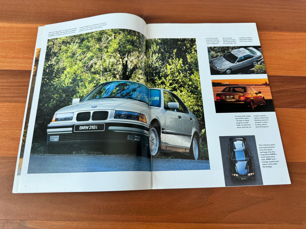 BMW-E36 Sedan, 1996-Dealership-Sales-Brochure