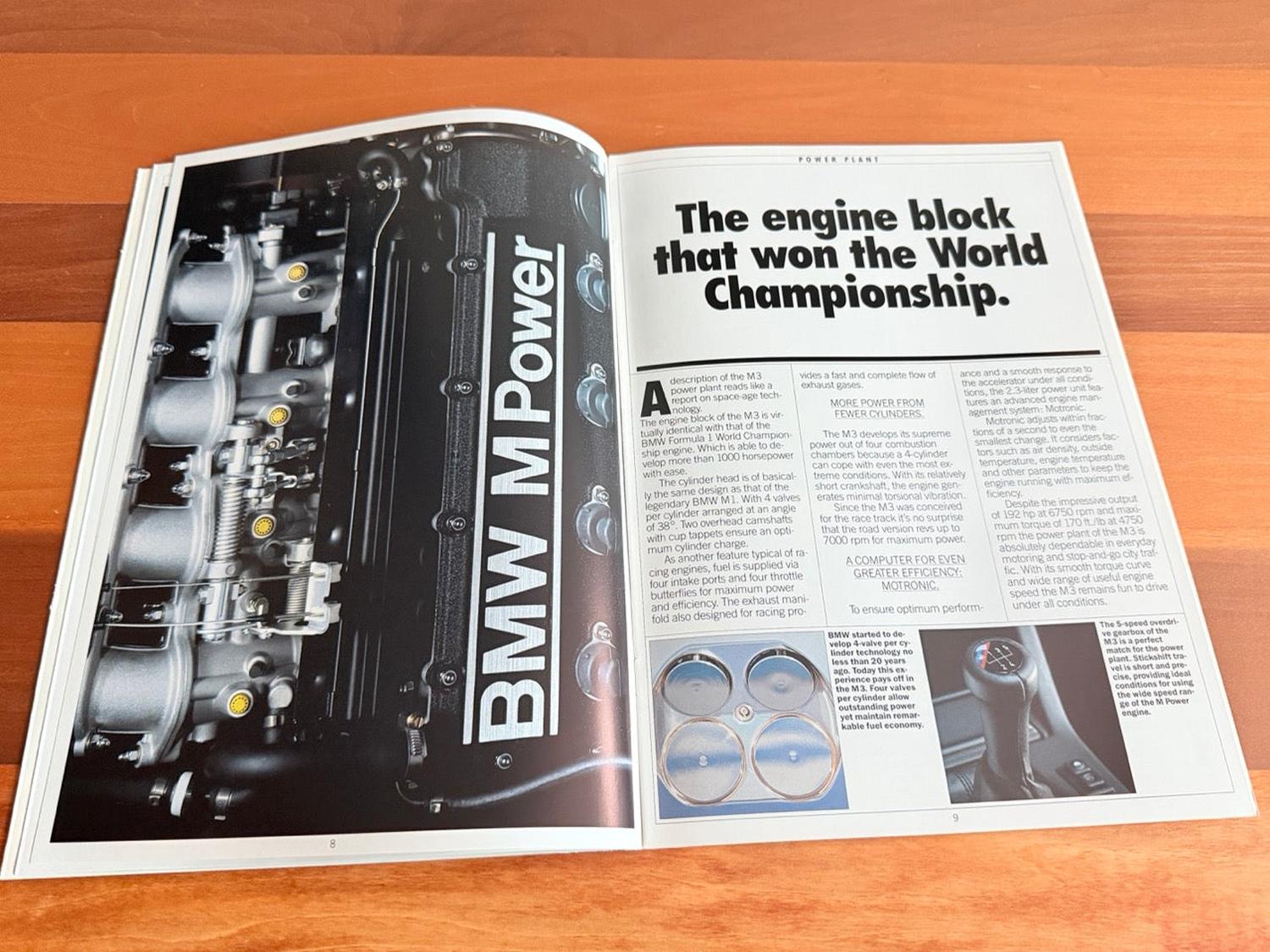 BMW-E30 M3, 1987-Dealership-Brochure