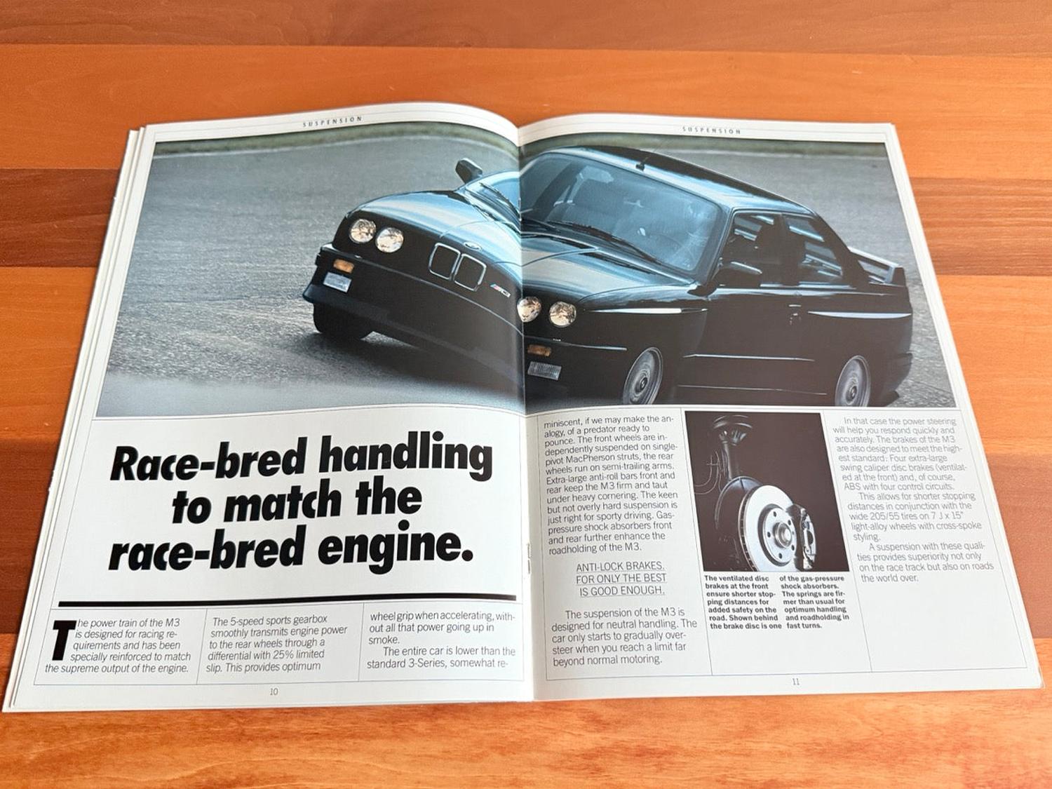 BMW-E30 M3, 1987-Dealership-Brochure
