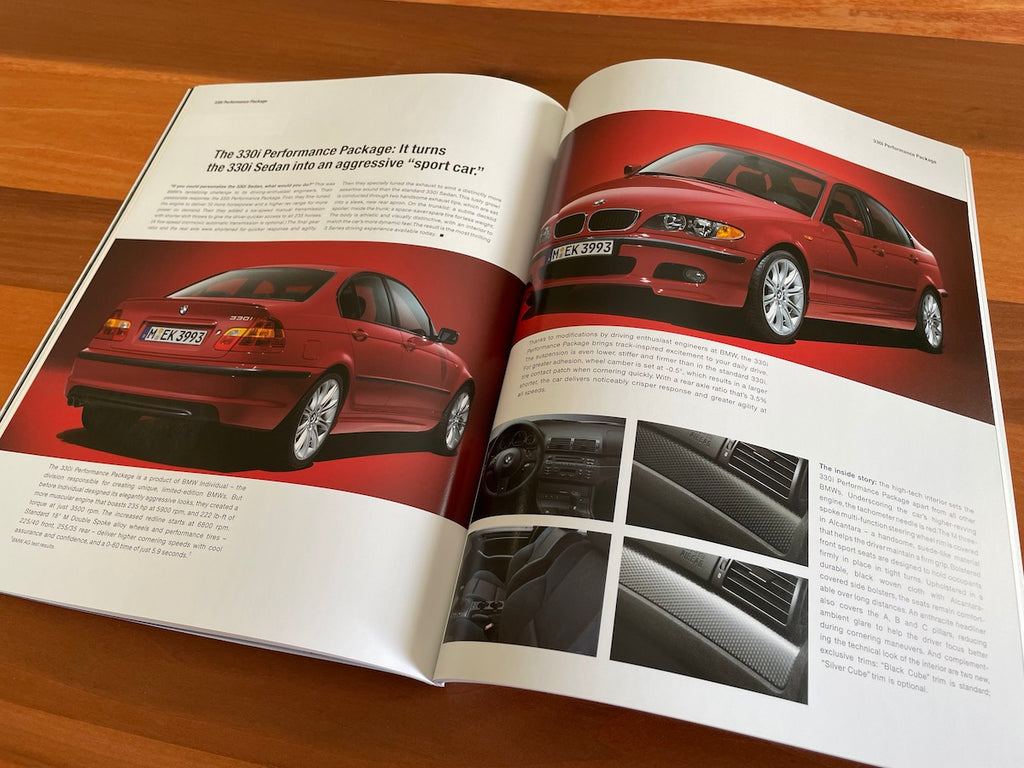 BMW dealership sales brochures