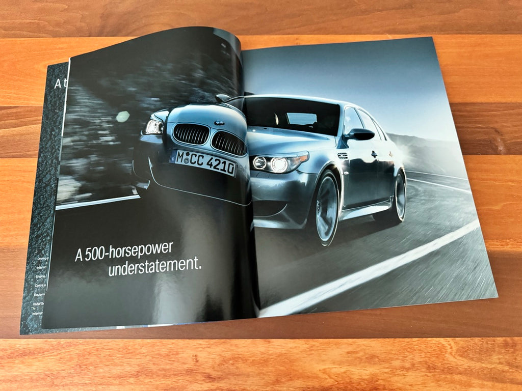 BMW-E60 M5, 2006-Dealership-Sales-Brochure