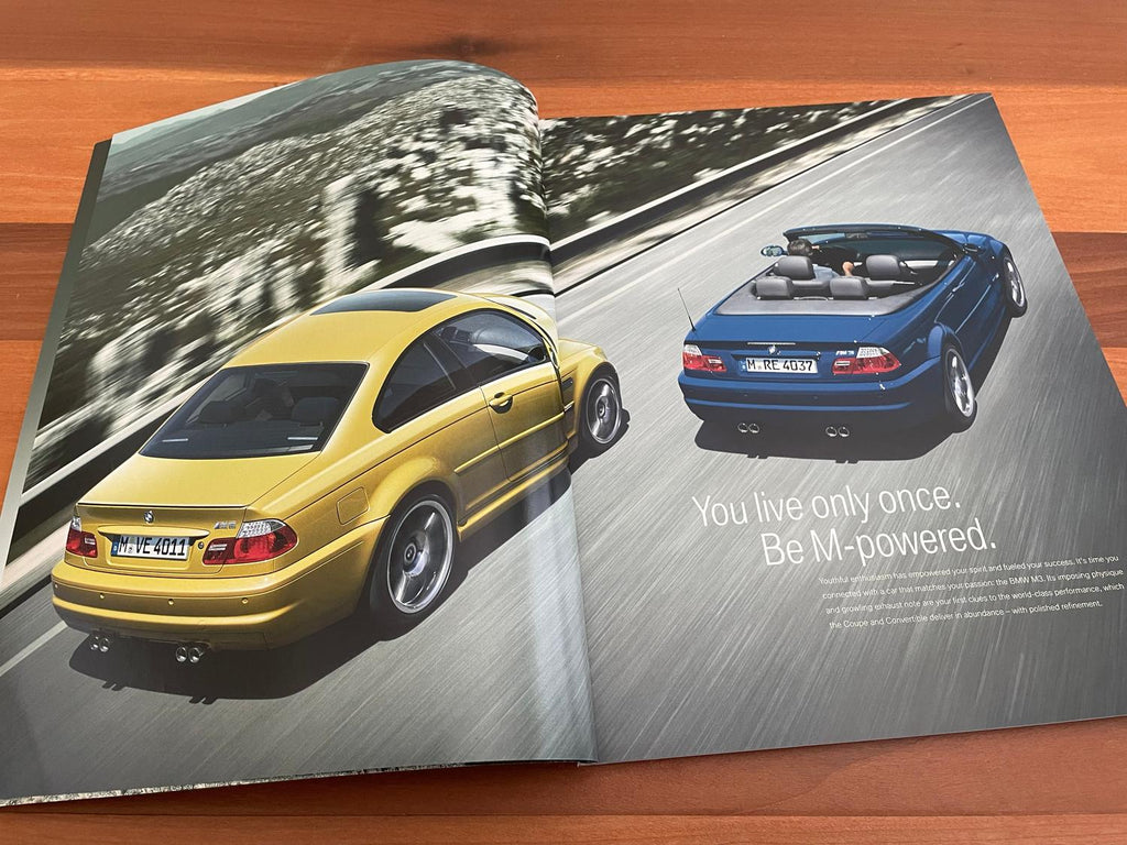 BMW-E46 M3, 2005 a-Dealership-Sales-Brochure