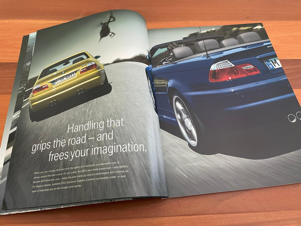 BMW-E46 M3, 2005 a-Dealership-Sales-Brochure